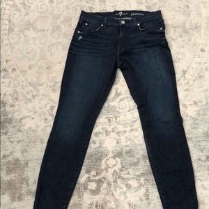 NWOT 7 for All Mankind Gwenevere Skinny Ankle Jean
